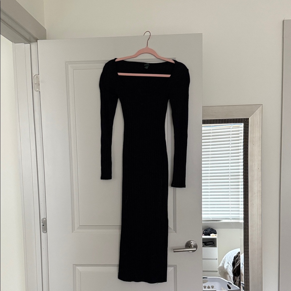 Wild Fable Black Long Sleeve Dress